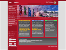 Tablet Screenshot of cmt-cottbus.de